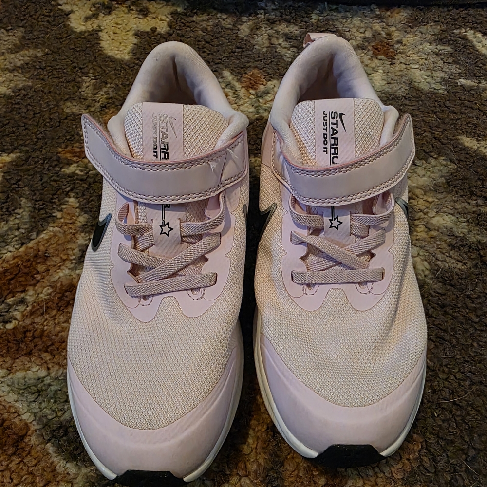 Nike Pink Sneakers with Black Swoosh